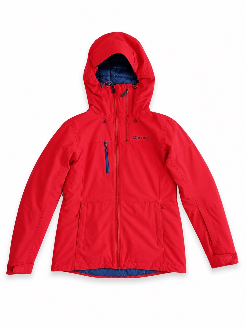 Marmot Insulated Waterproof Ski Snow Jacket Hooded Winter Outdoor Red Medium